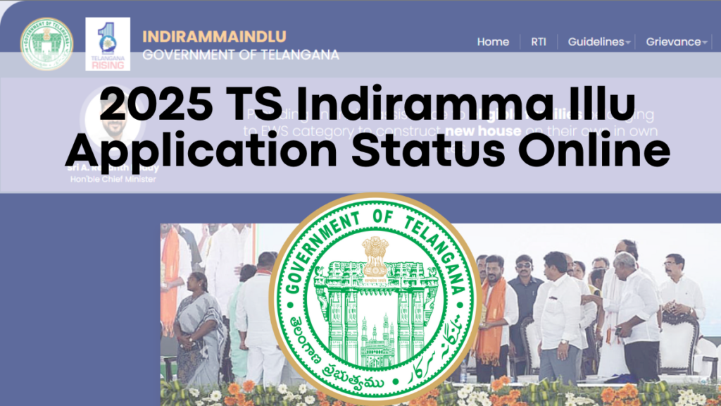 Check Your 2025 TS Indiramma Illu Application Status Online, Access the Complete List Now