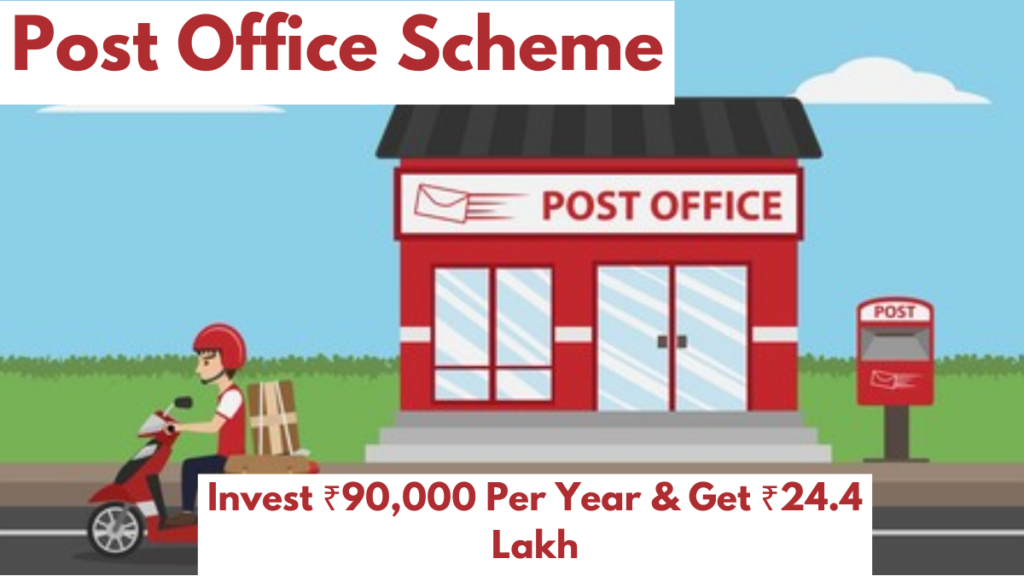 Post Office Scheme: Invest ₹90,000 Per Year & Get ₹24.4 Lakh Guaranteed Returns