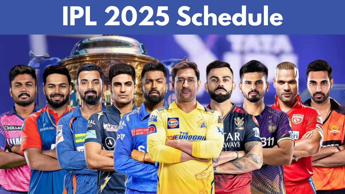 IPL 2025 Schedule: Full Time Table & Fixtures Available on iplt20.com