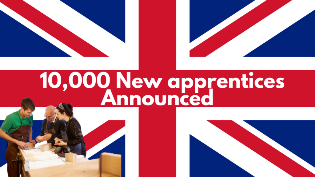 10,000 New apprentices Announced as Government Cuts Red Tape to Boost Growth